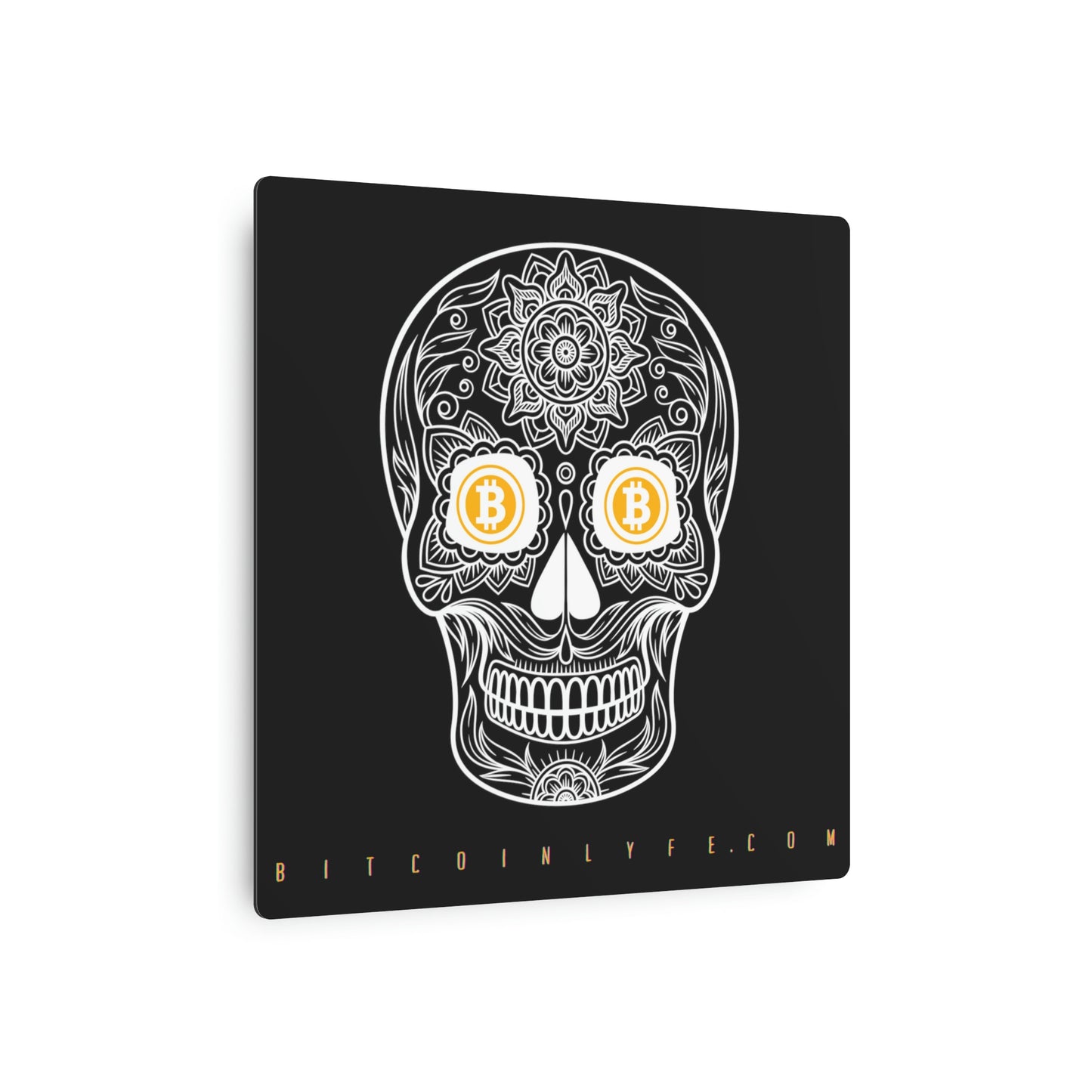 Día de los Muertos Metal Art Sign, Ocho