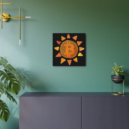 bTCsUN Nine Metal Art Sign