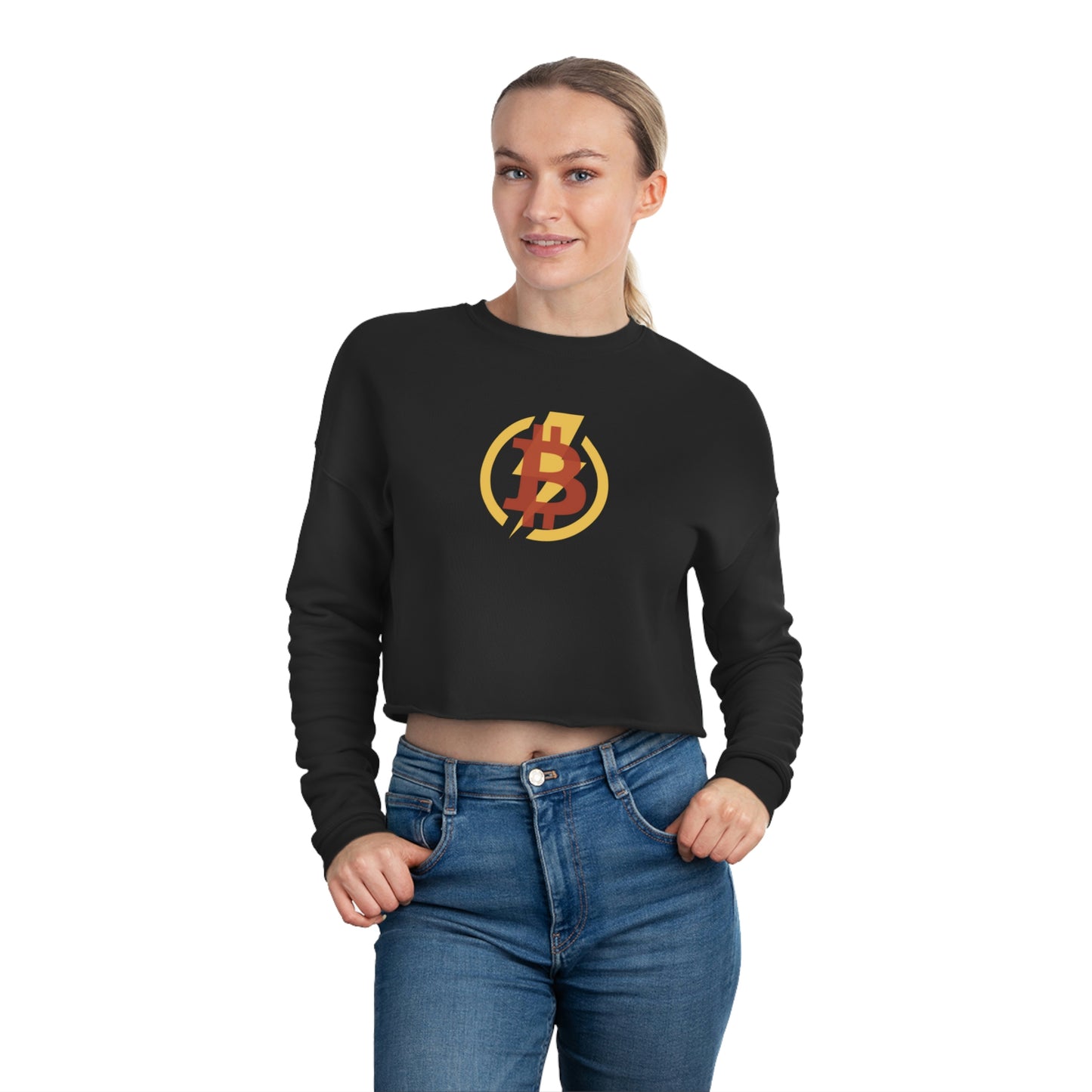 B-Bolt Women's Cropped Sweatshirt
