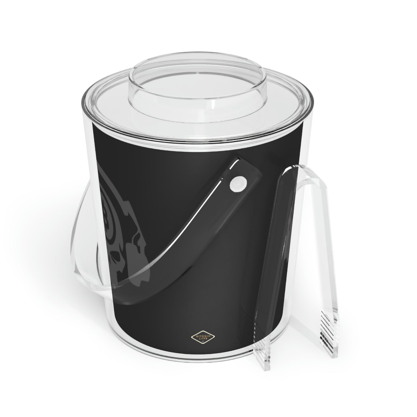 Heavy B Ice Bucket with Tongs