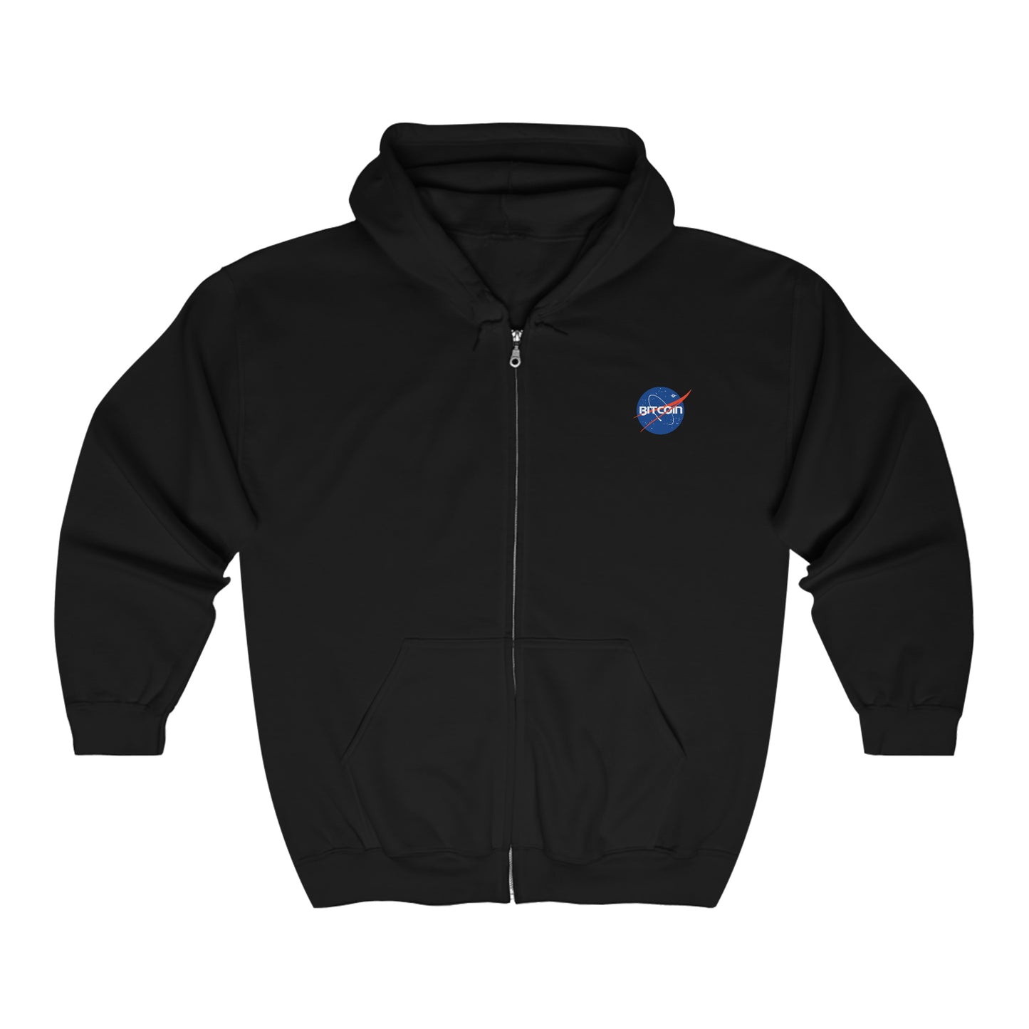 B in Space1 Heavy Blend™ Full Zip Hooded Sweatshirt