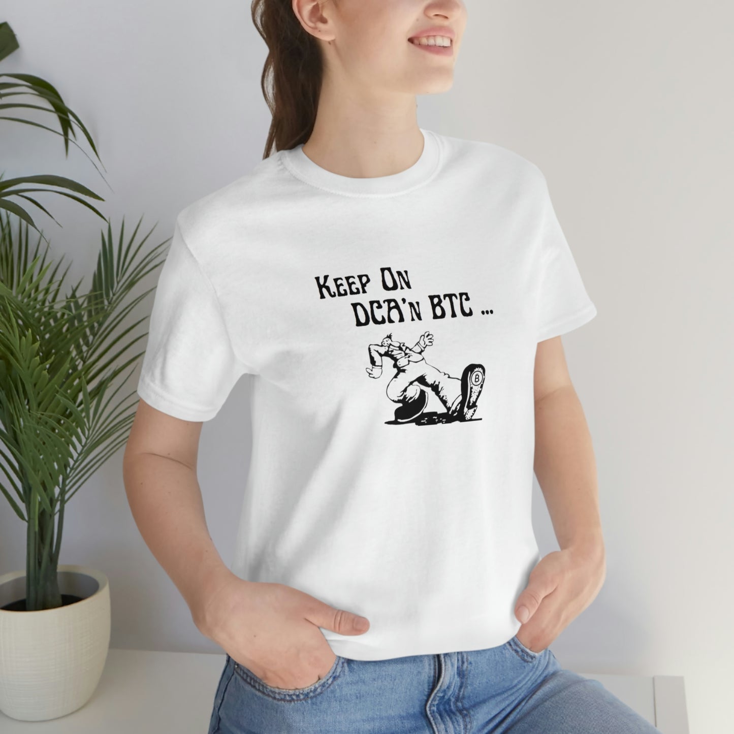 Keep On DCA'n BTC T-Shirt, Light
