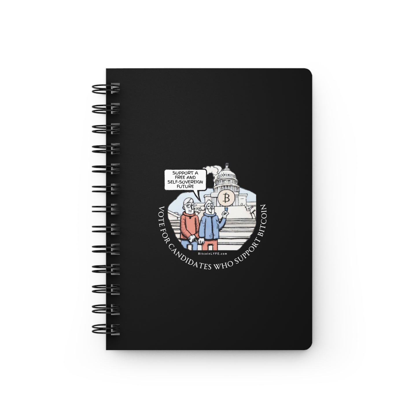 Vote - Candidates Spiral Bound Journal