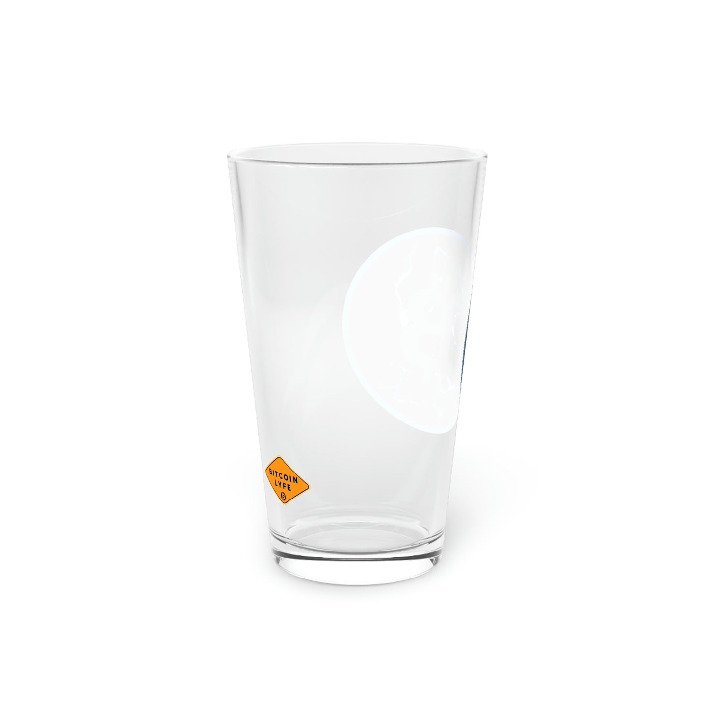 B Charged Pint Glass
