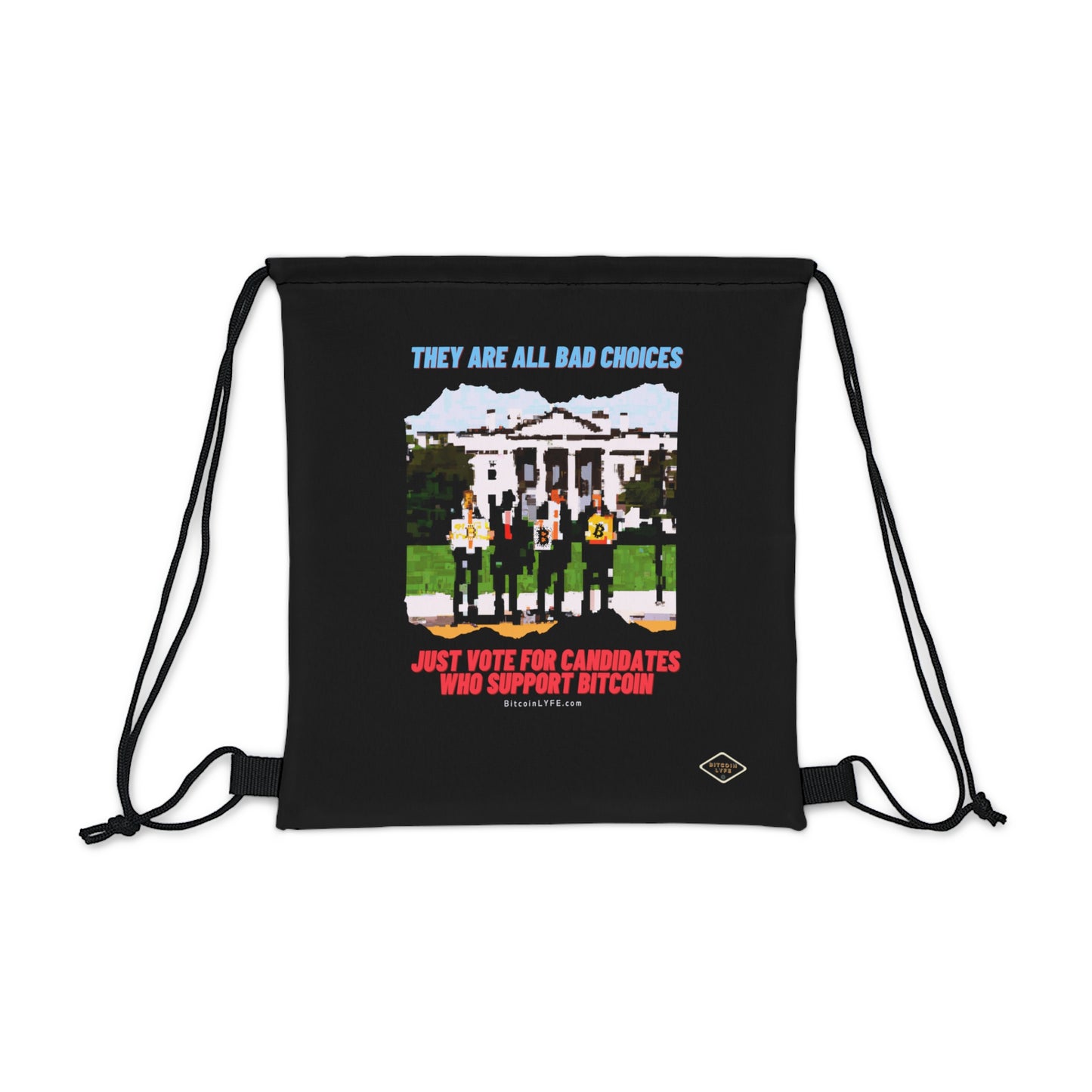 Vote - Choices Outdoor Drawstring Bag