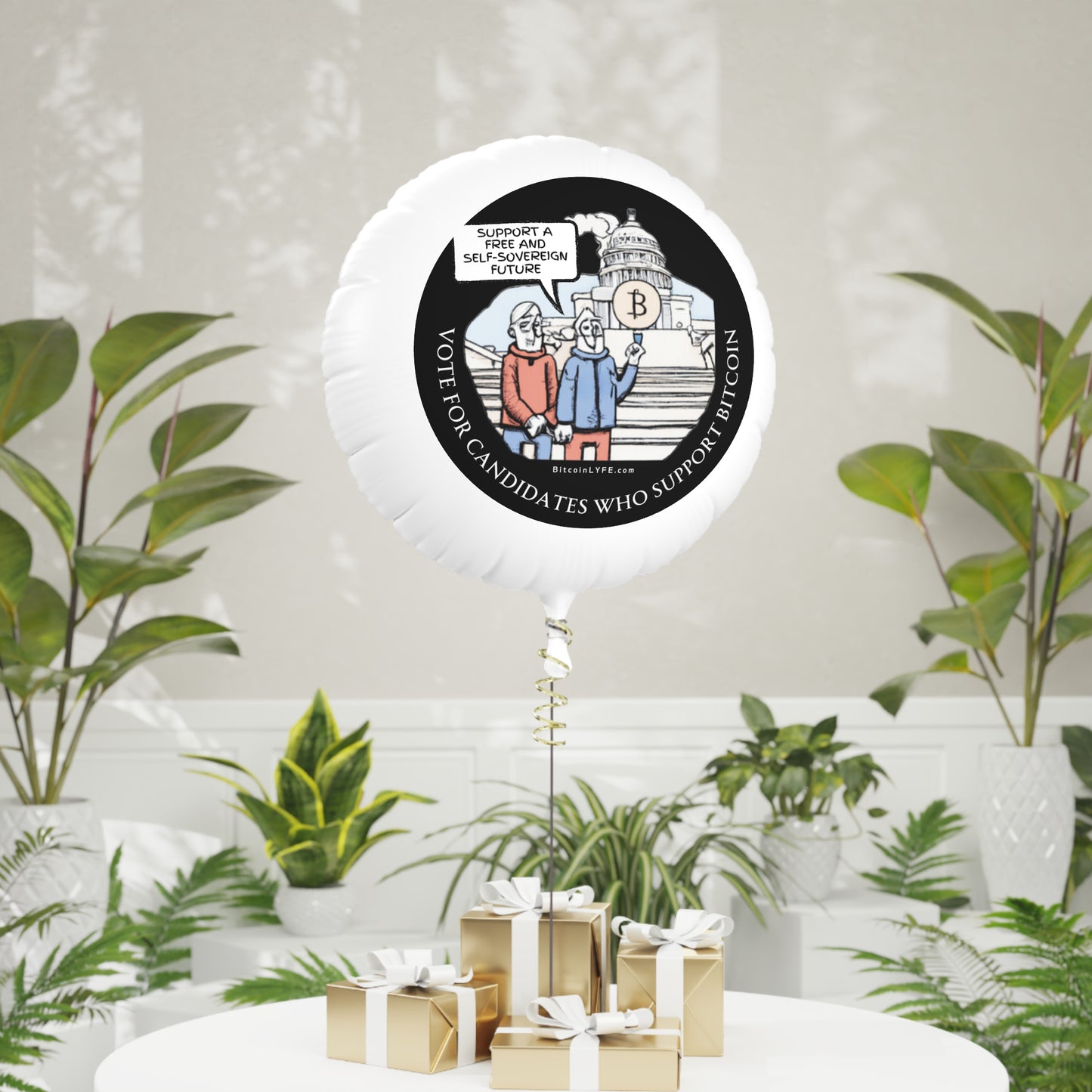 Vote - Candidates Mylar Helium Balloon, 22"