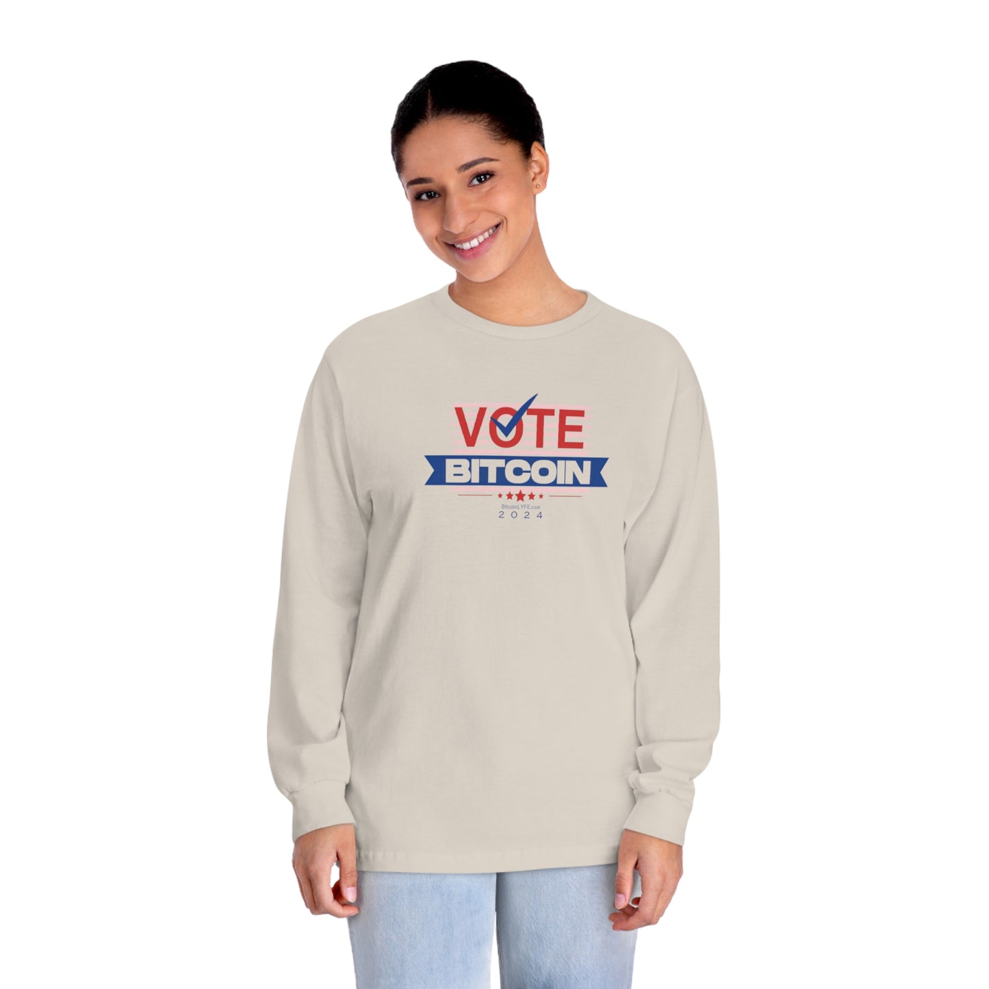 Vote Bitcoin Long Sleeve T-Shirt