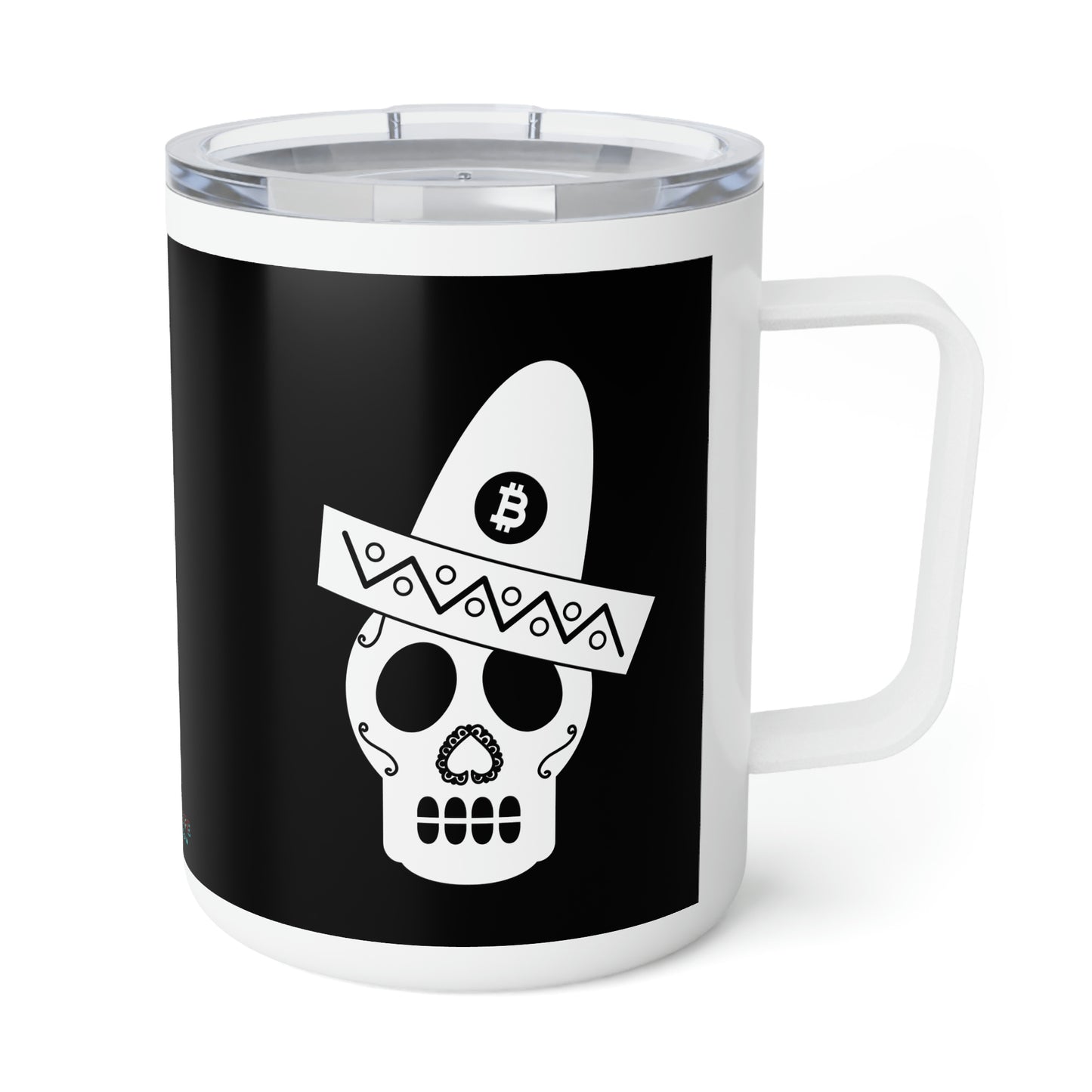 Día de los Muertos BTC 10oz Insulated Coffee Mug, Veintiséis