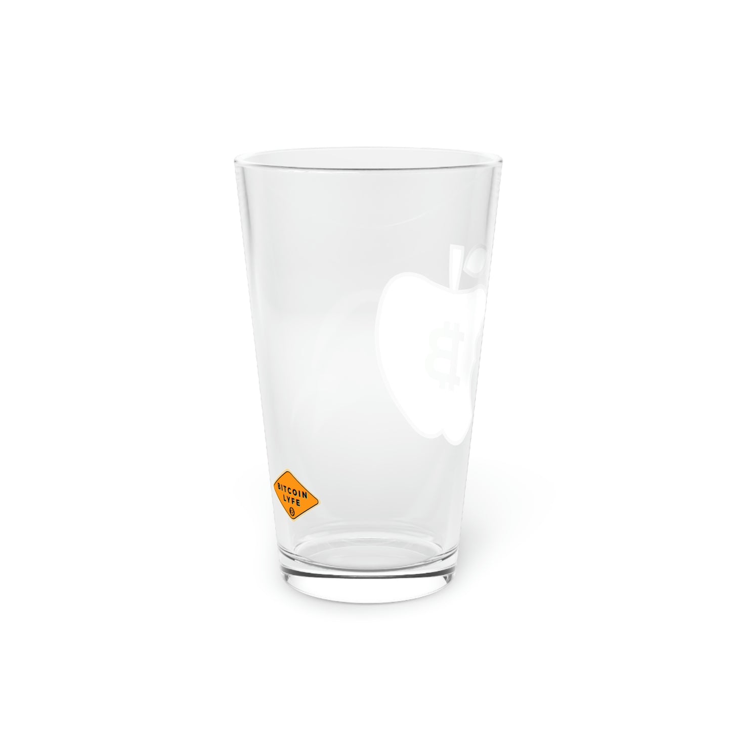 The B Apple Pint Glass