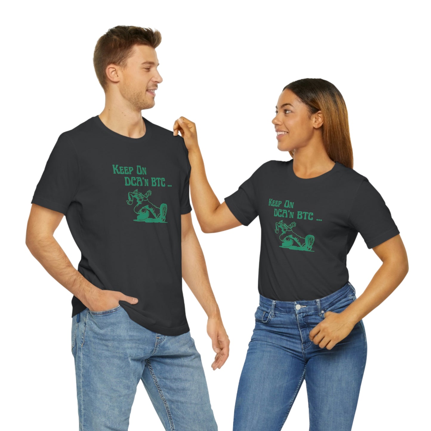 Keep On DCA'n BTC T-Shirt, Dark