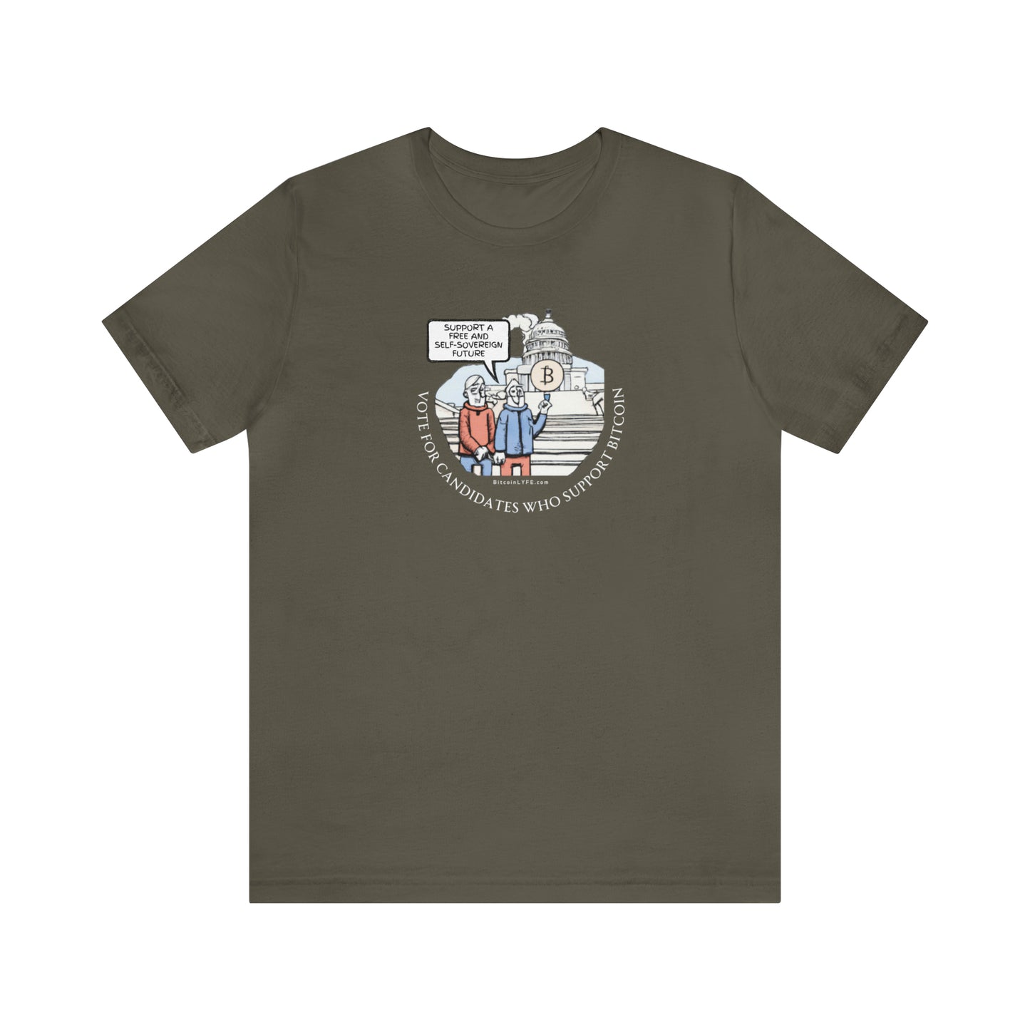 Vote - Candidates Short Sleeve T-Shirt