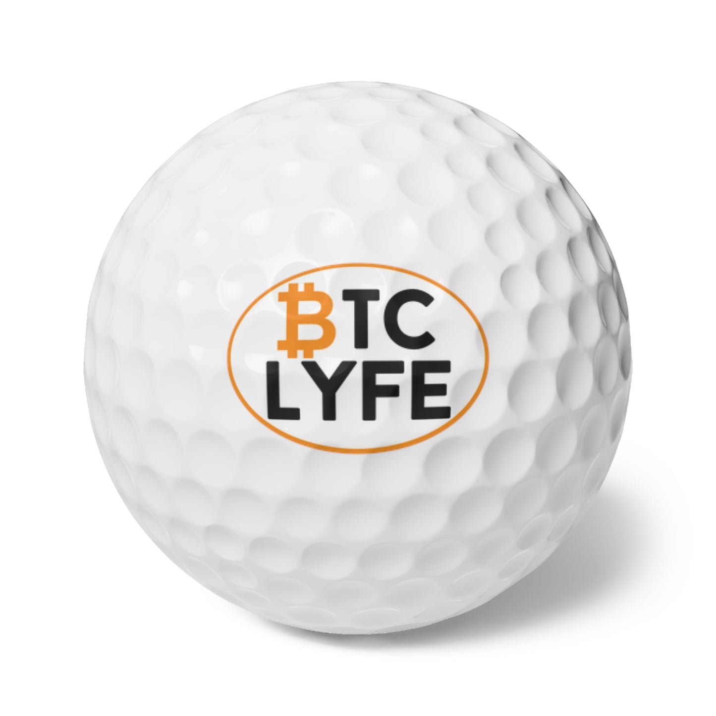 Bitcoin LYFE (Oval) Golf Balls