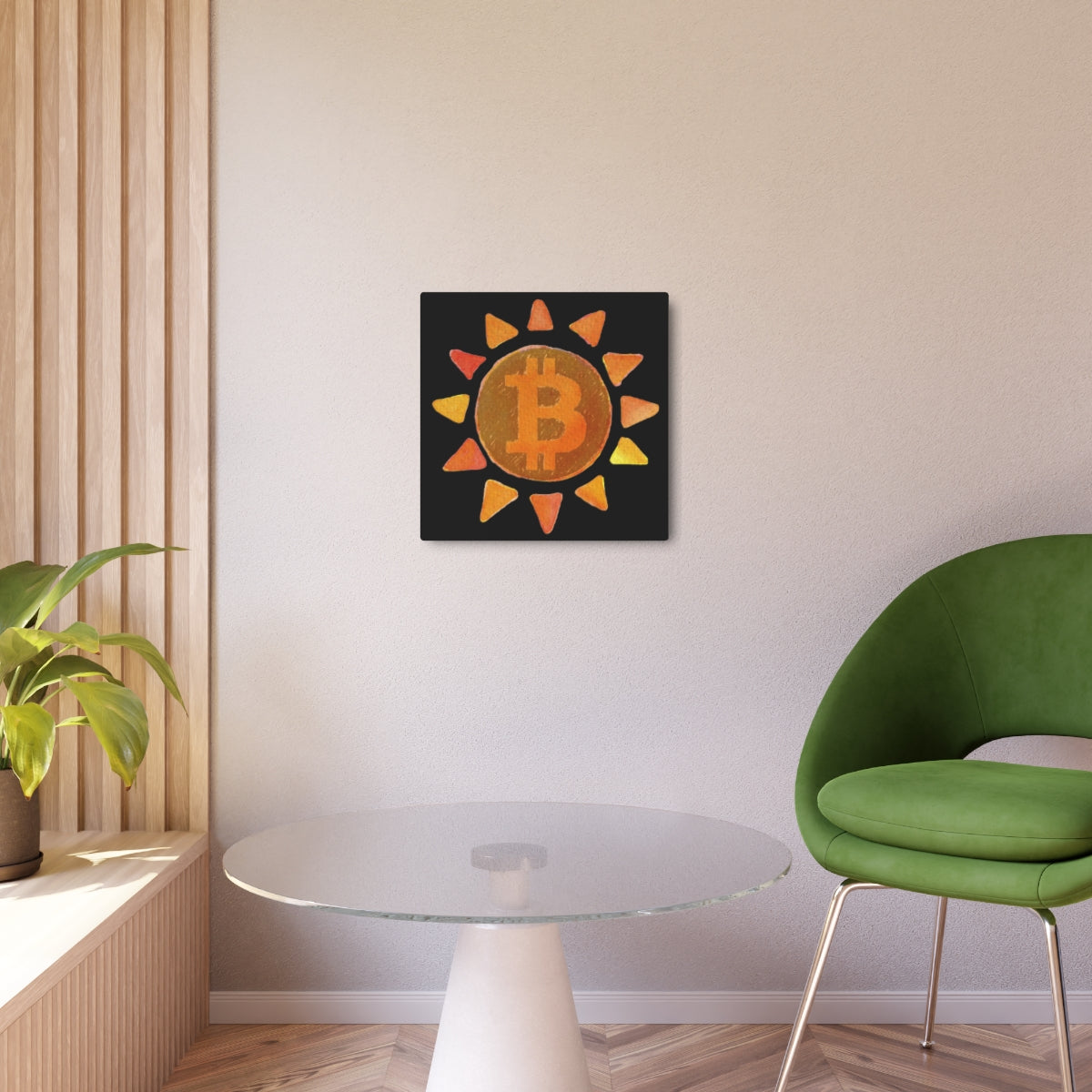 bTCsUN Nine Metal Art Sign