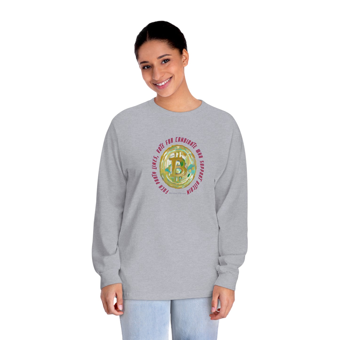 Vote - F*ck Party Lines Long Sleeve T-Shirt