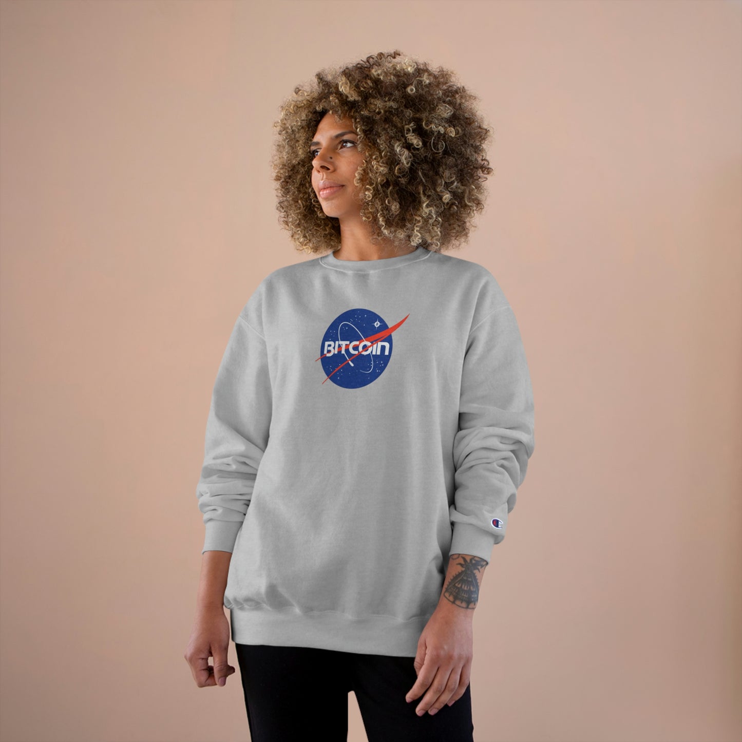 B in Space1 Champion Sweatshirt