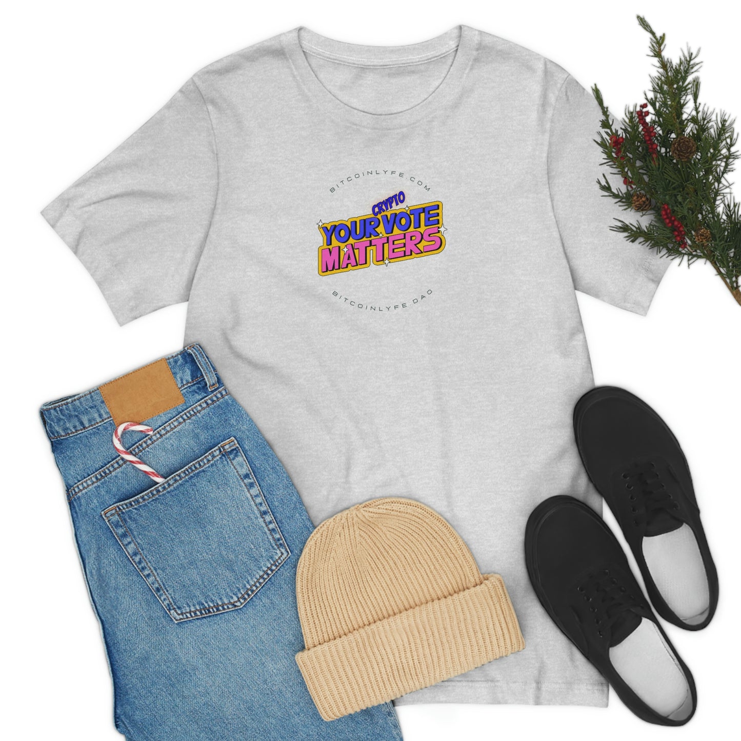 Your Crypto Vote Matters Short Sleeve Tee