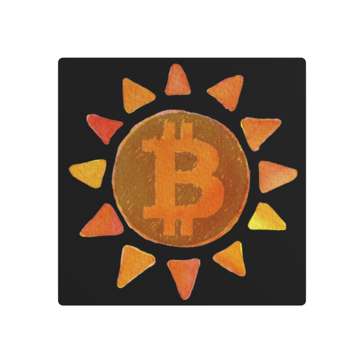 bTCsUN Nine Metal Art Sign