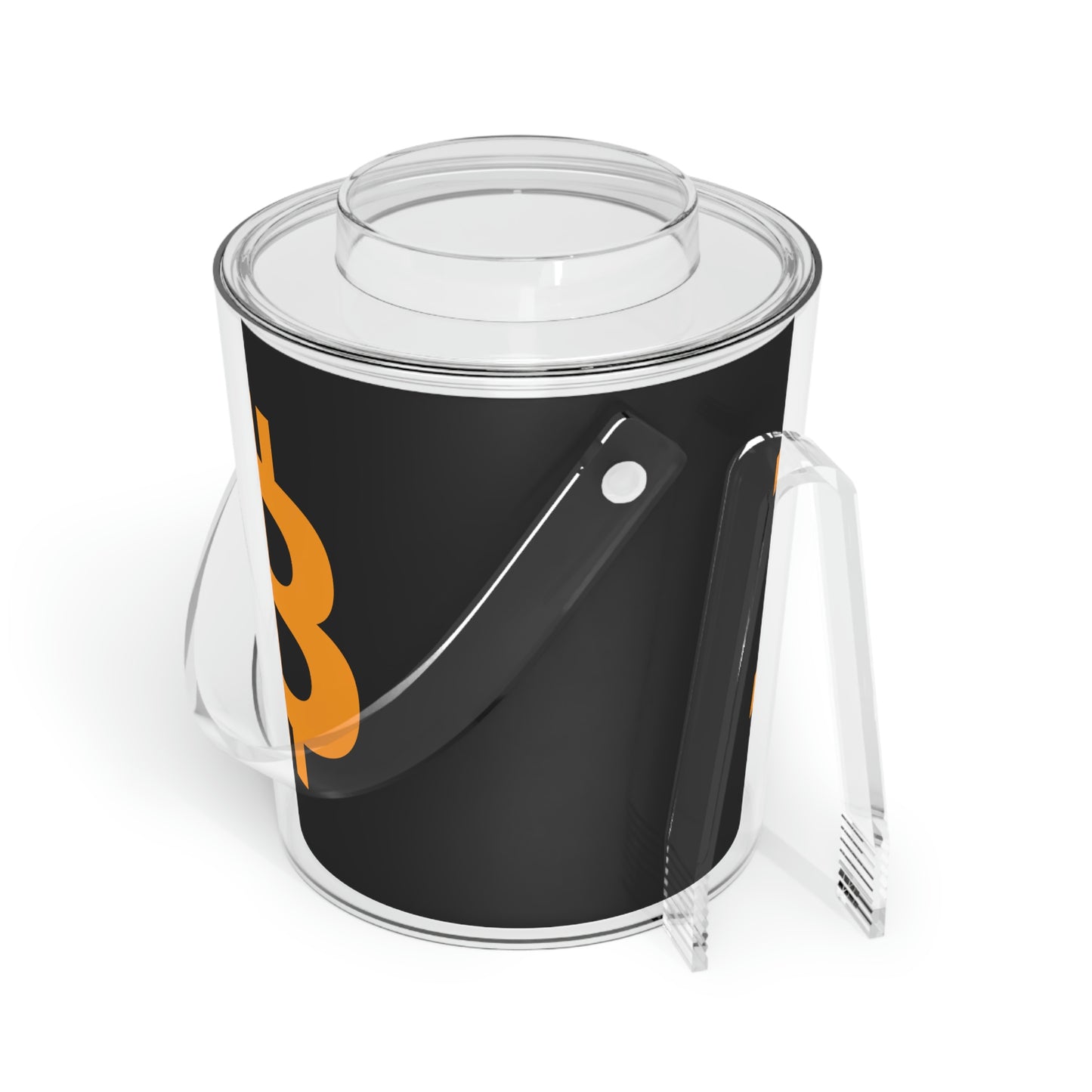 Bitcoin Ice Bucket with Tongs, BTC3
