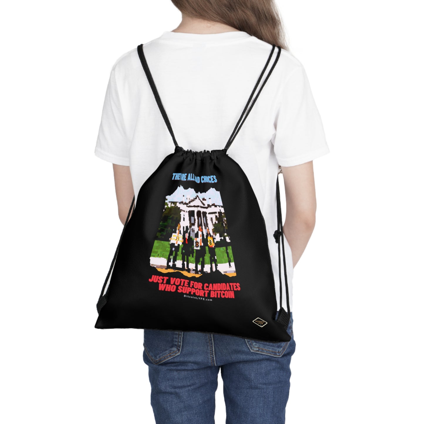 Vote - Choices Outdoor Drawstring Bag
