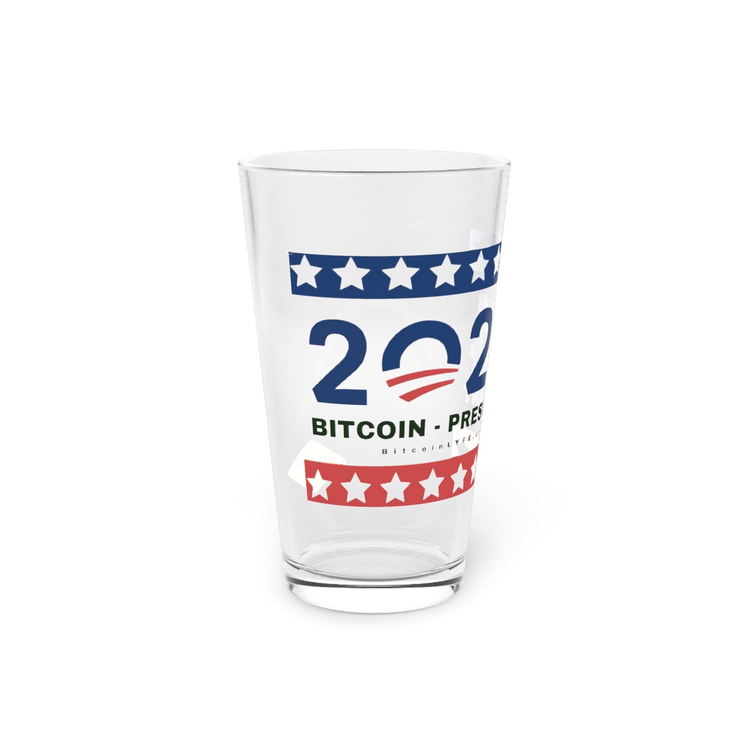 Vote - Biten Pint Glass