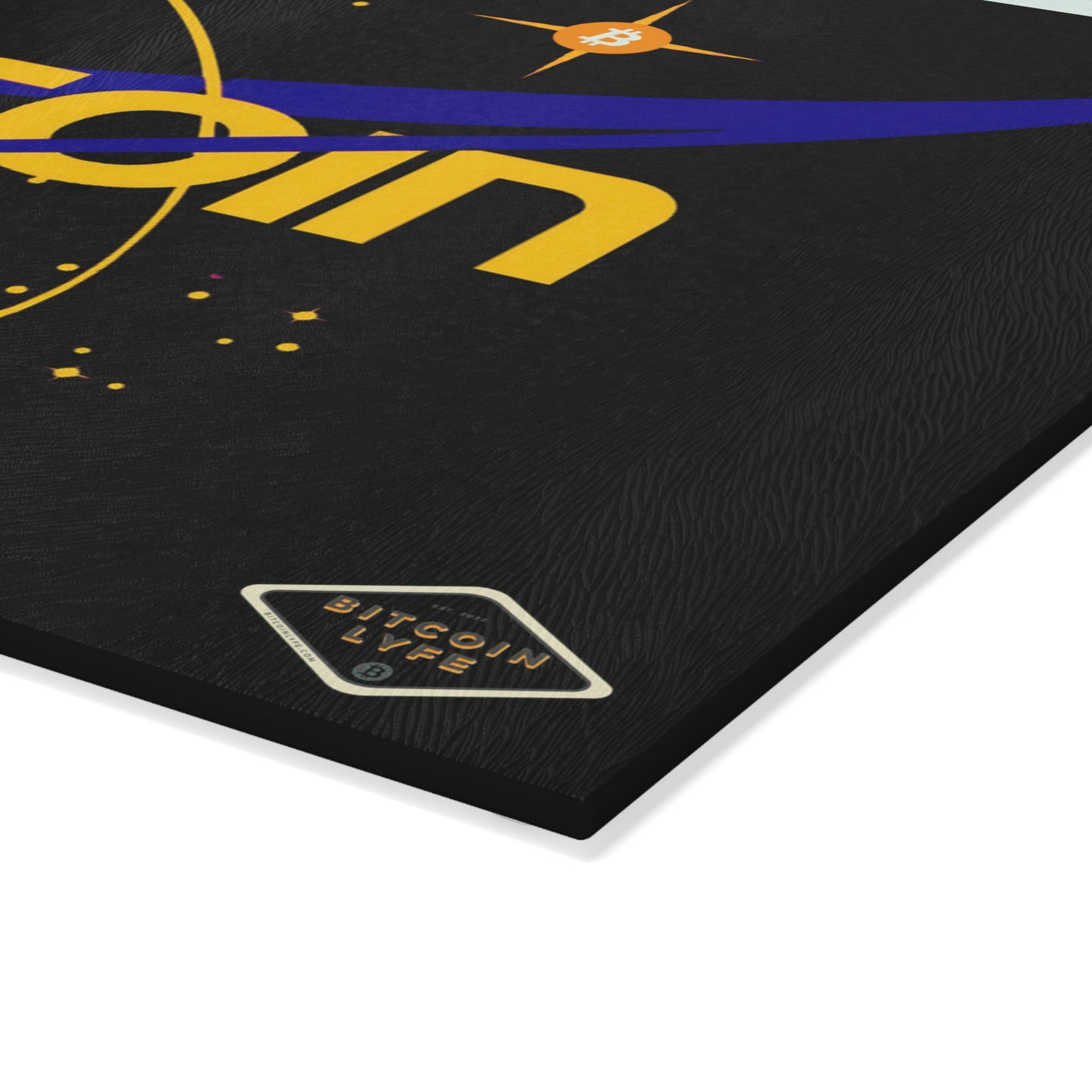 B in Space2 Glass Cutting Board