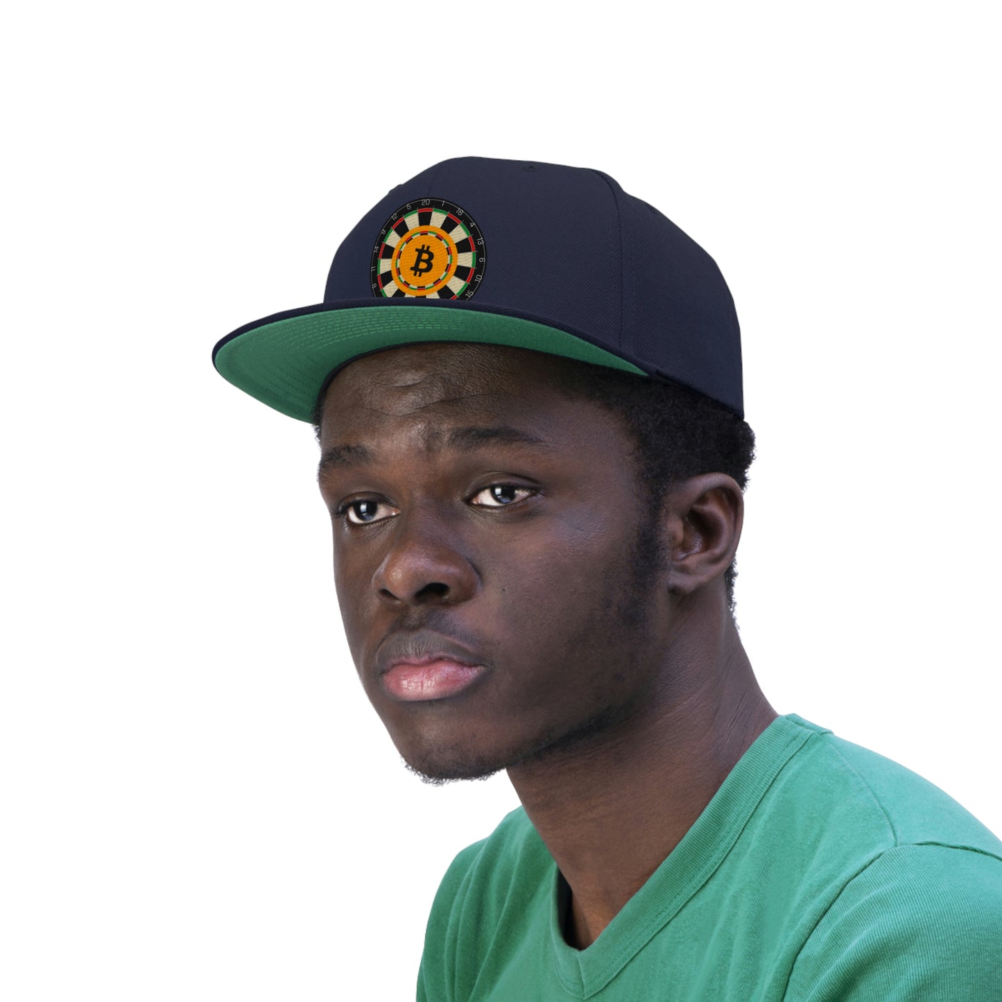 B Marks the Spot Flat Bill Hat, Four Colors
