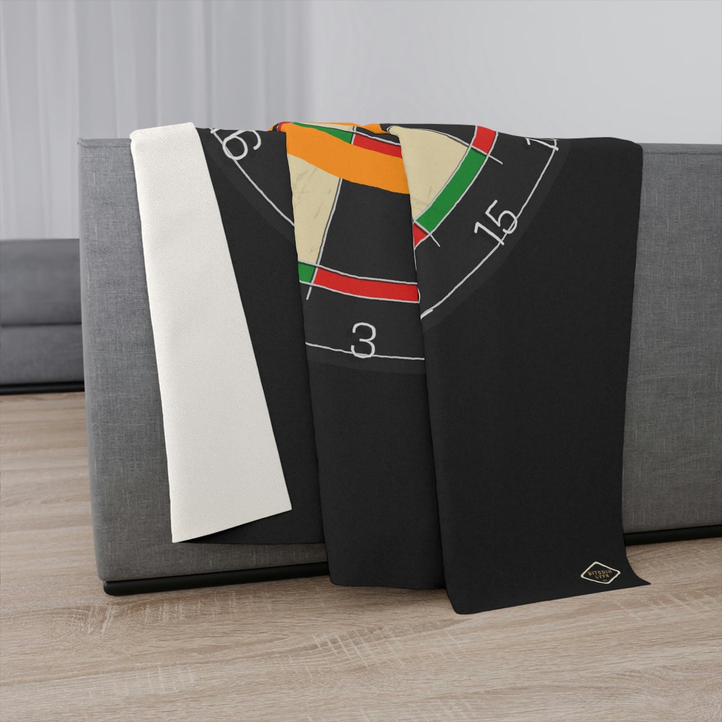 B Marks the Spot Sherpa Blanket