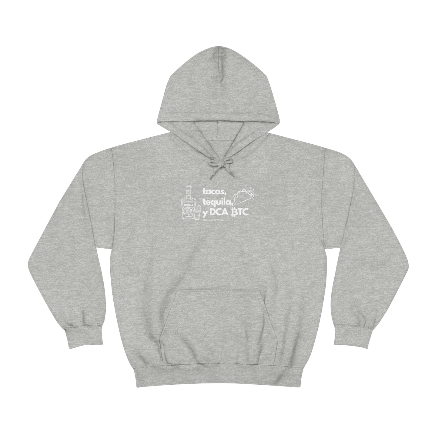 Tacos, Tequila, and DCA BTC Hooded Sweatshirt