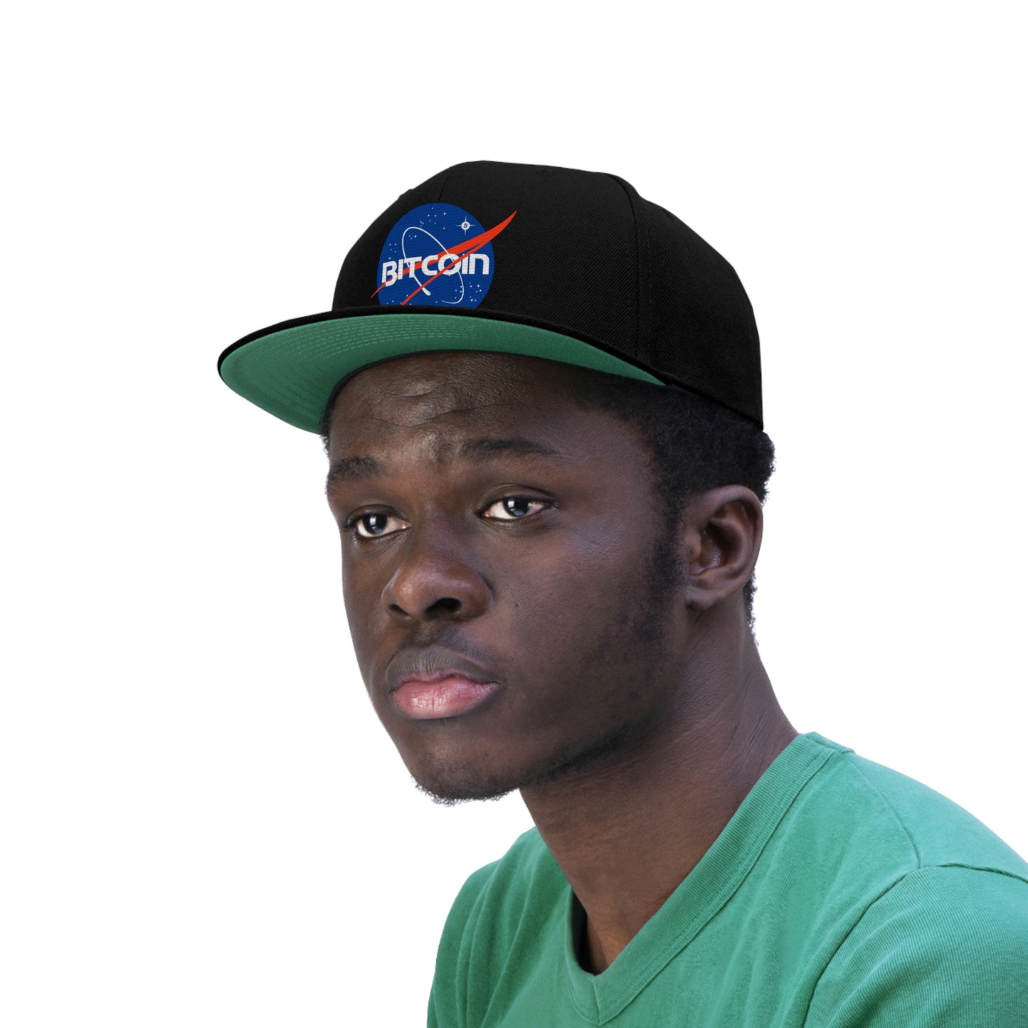 B in Space1 Flat Bill Hat, Four Colors