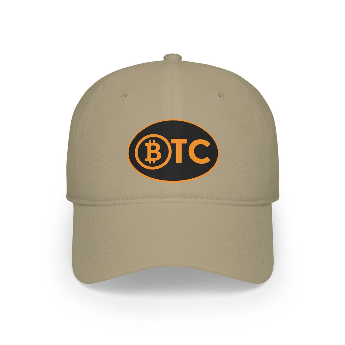 Bitcoin Oval #5 Low Profile Baseball Cap