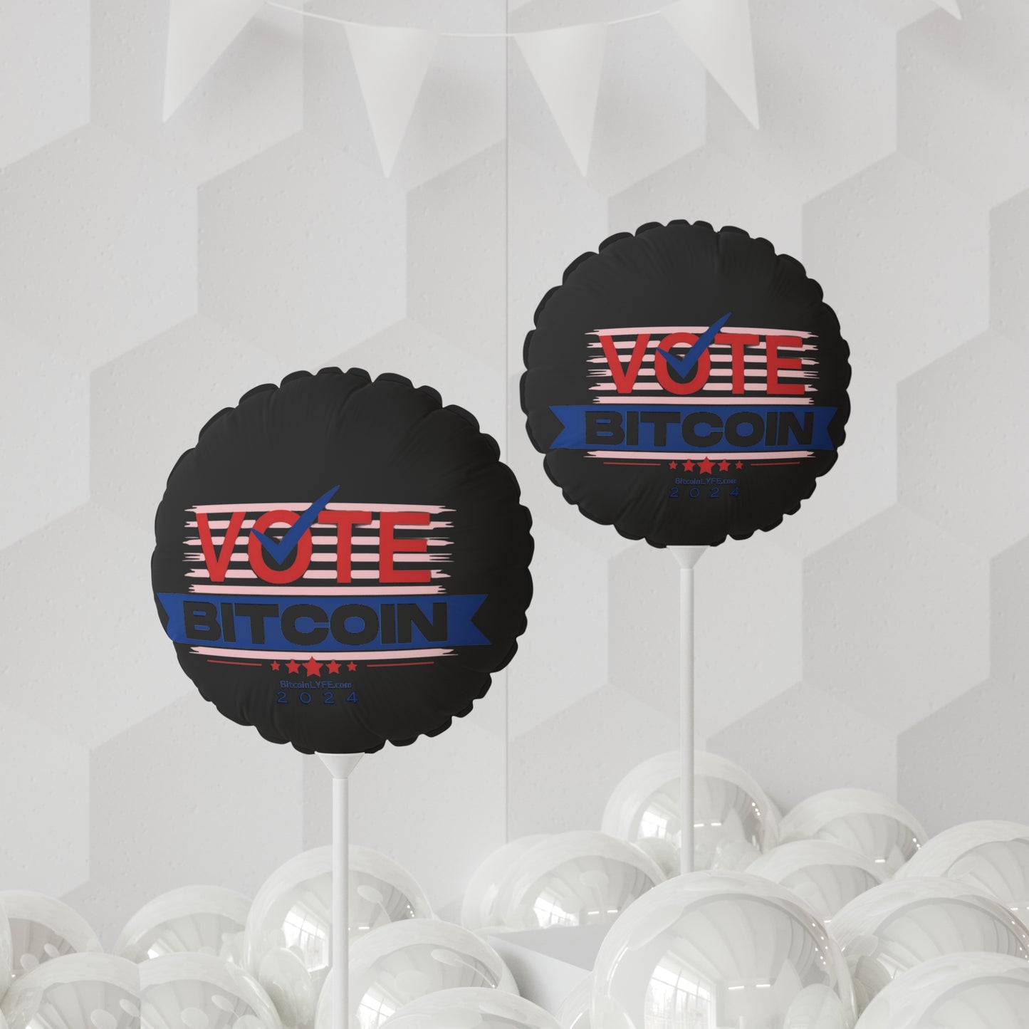 Vote Bitcoin Balloon, 11"