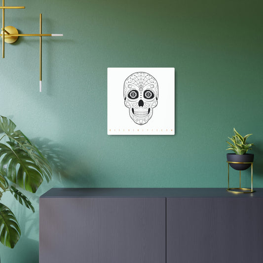 Día de los Muertos Metal Art Sign, Cinco