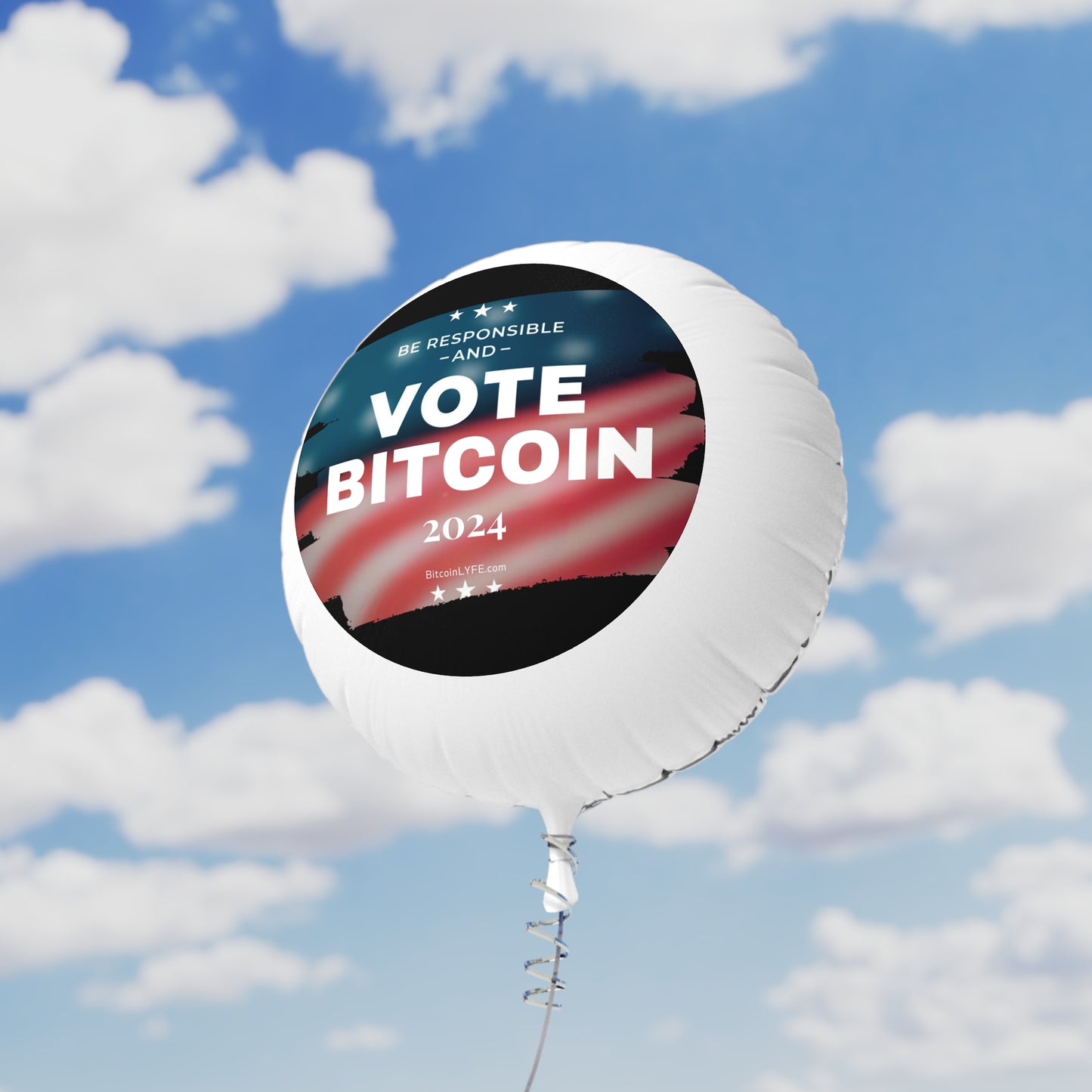 Vote - Responsibility Mylar Helium Balloon, 22"