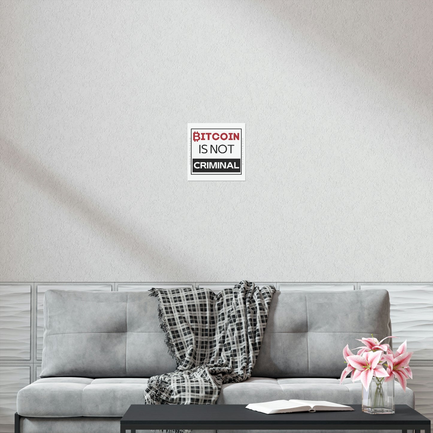 Bitcoin is Not Criminal Poster
