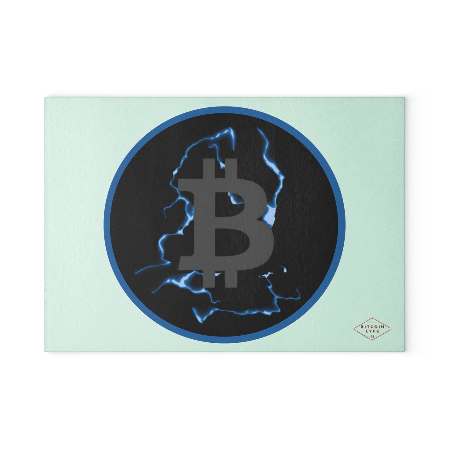 B Charged Glass Cutting Board