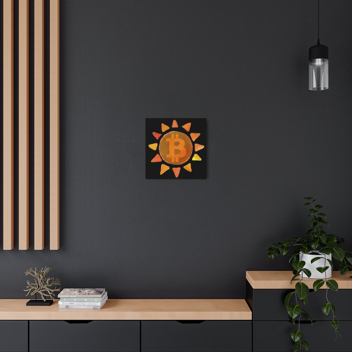 bTCsUN Nine Metal Art Sign