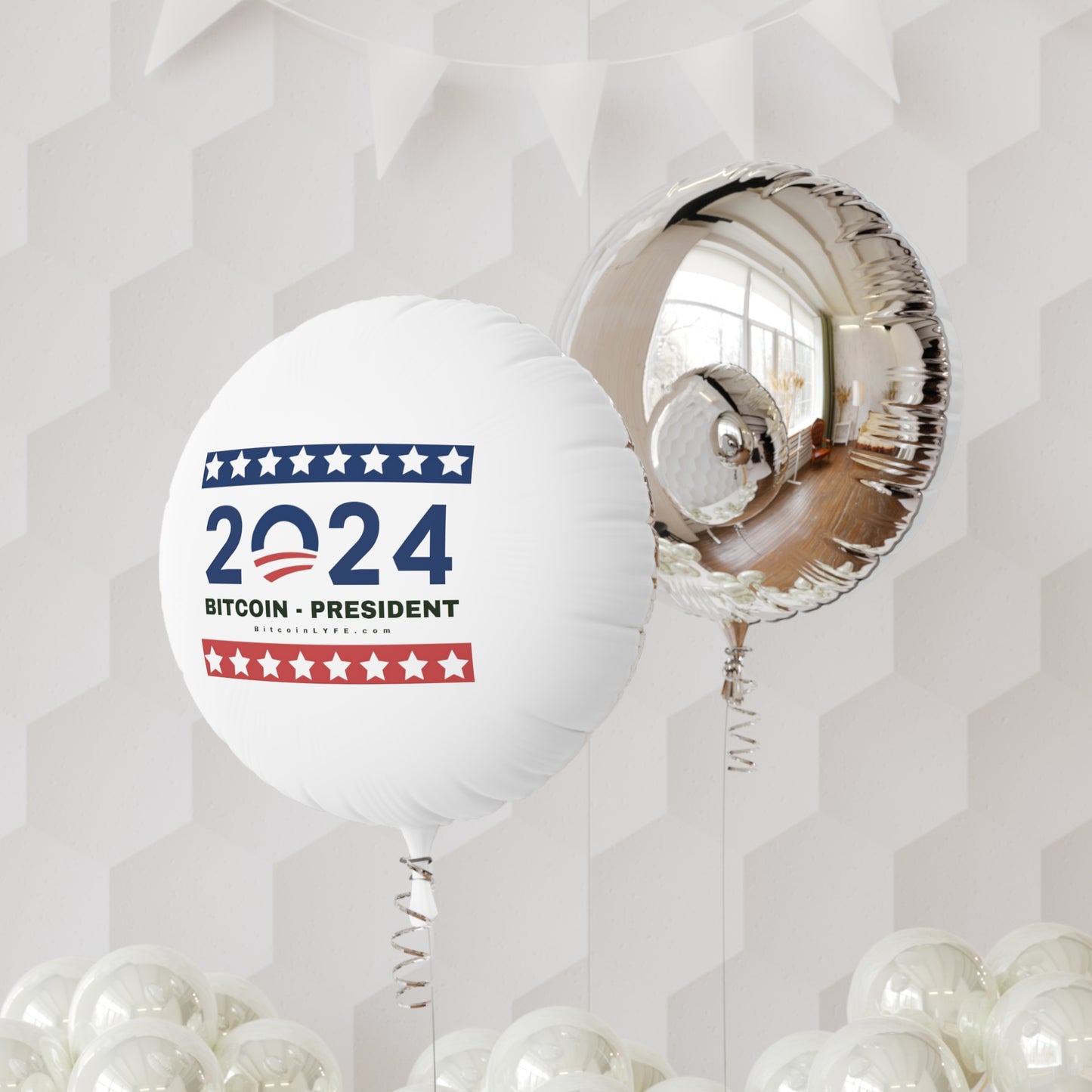 Vote - Biten Mylar Helium Balloon, 22"