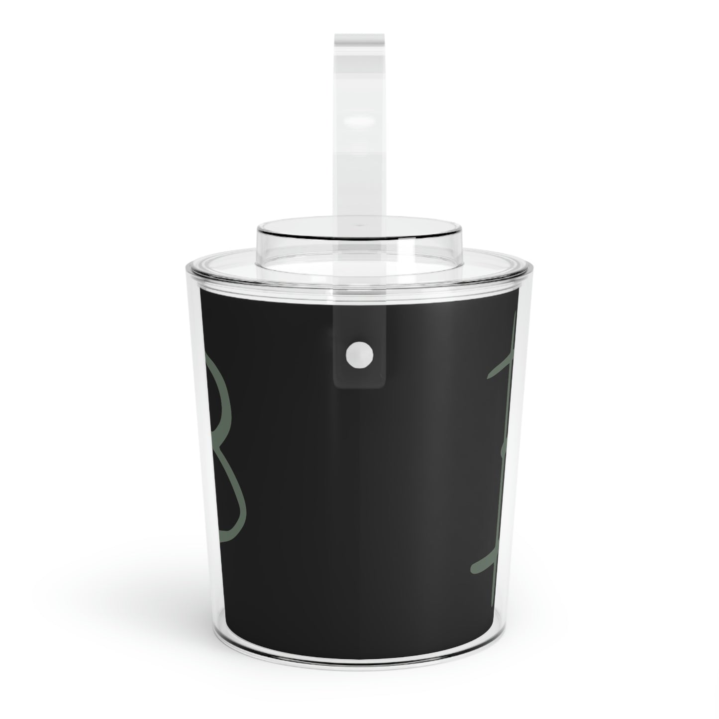 Bitcoin Ice Bucket with Tongs, BTC8