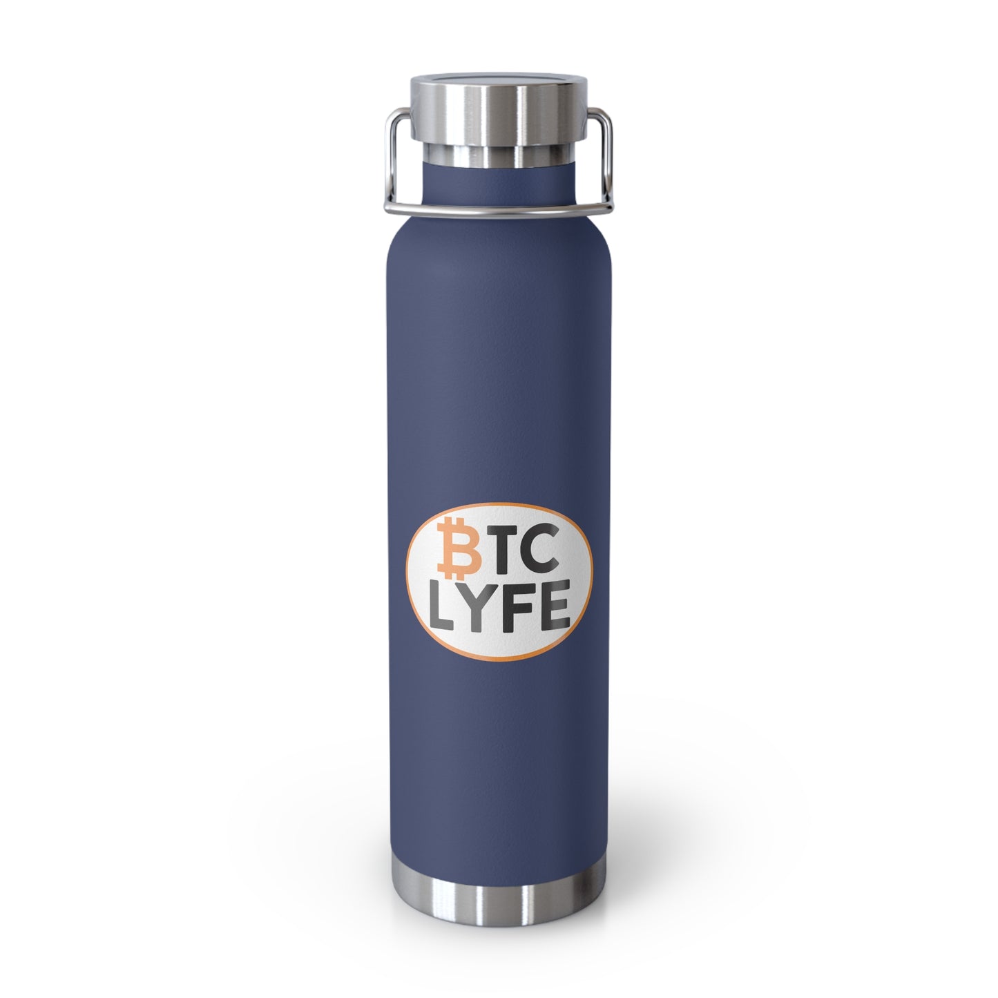 Bitcoin LYFE (Oval) 22oz Vacuum Insulated Bottle