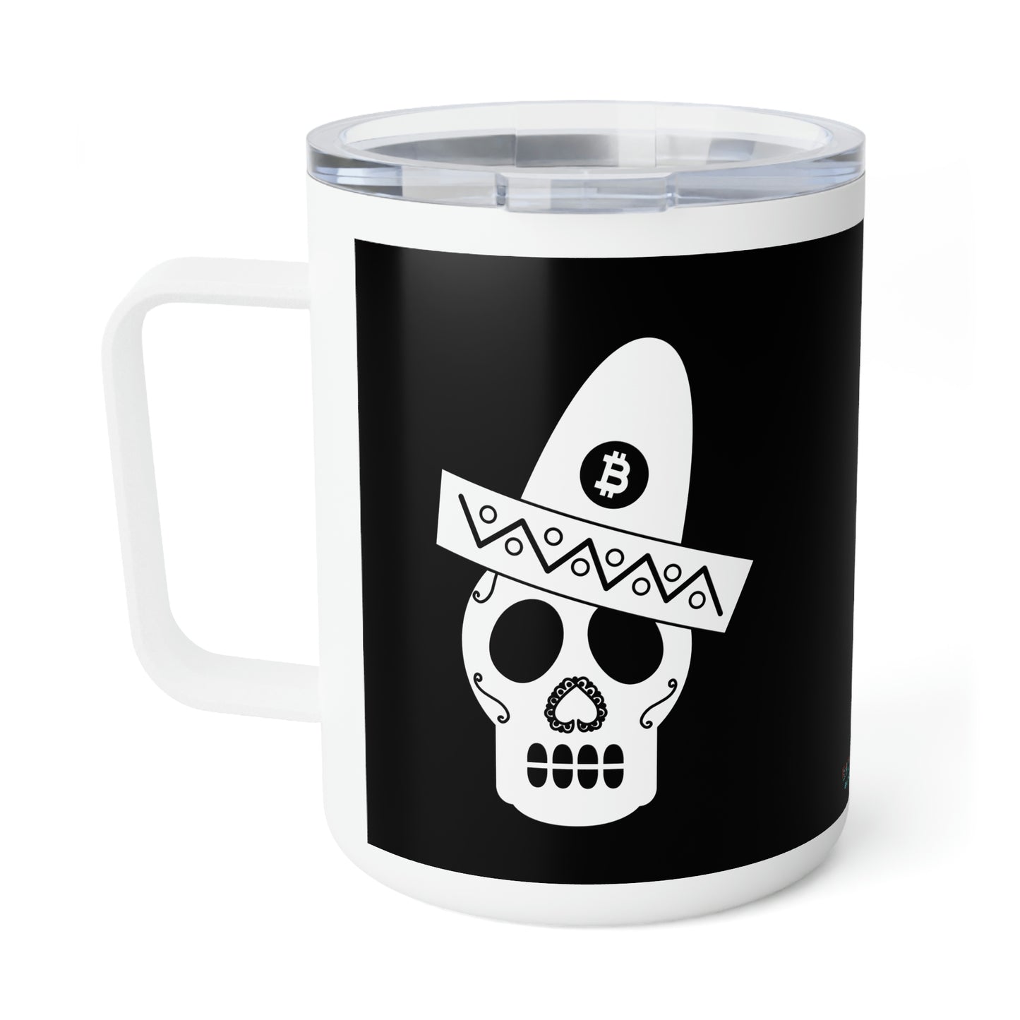 Día de los Muertos BTC 10oz Insulated Coffee Mug, Veintiséis