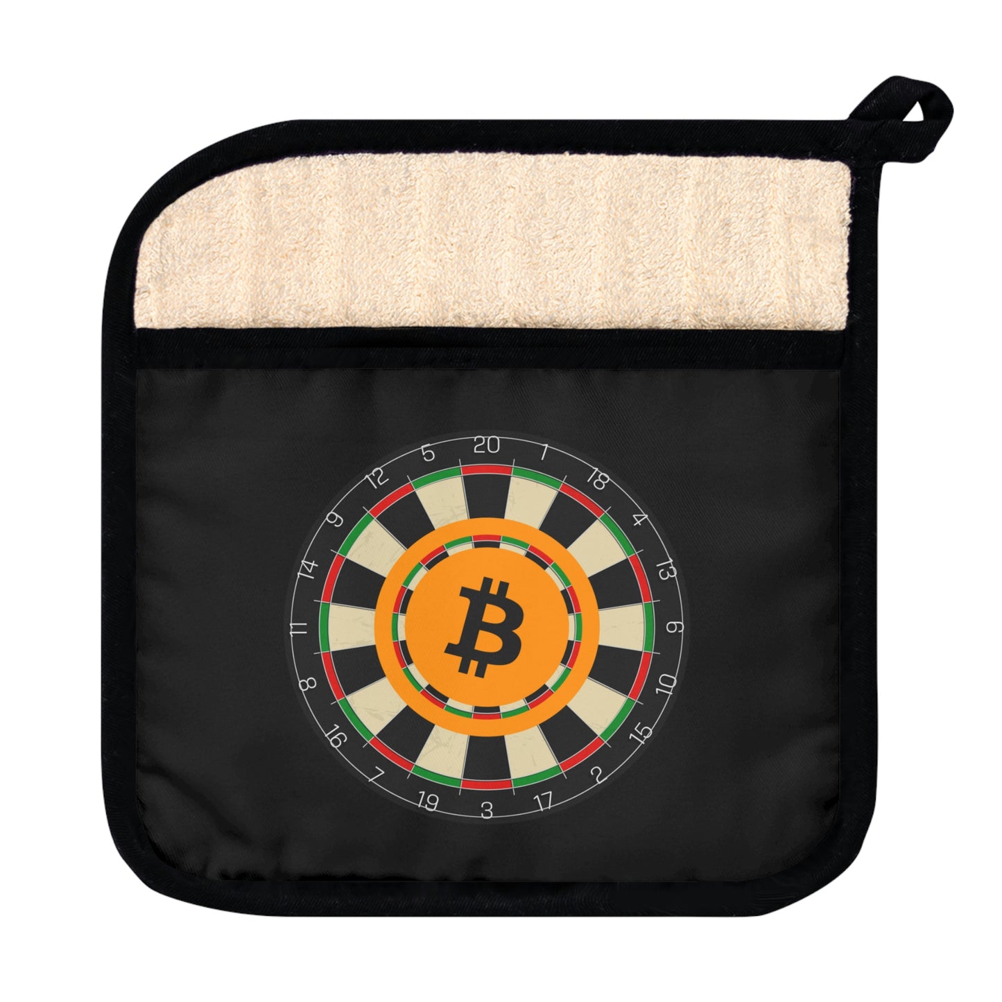 B Marks the Spot Pot Holder with Pocket