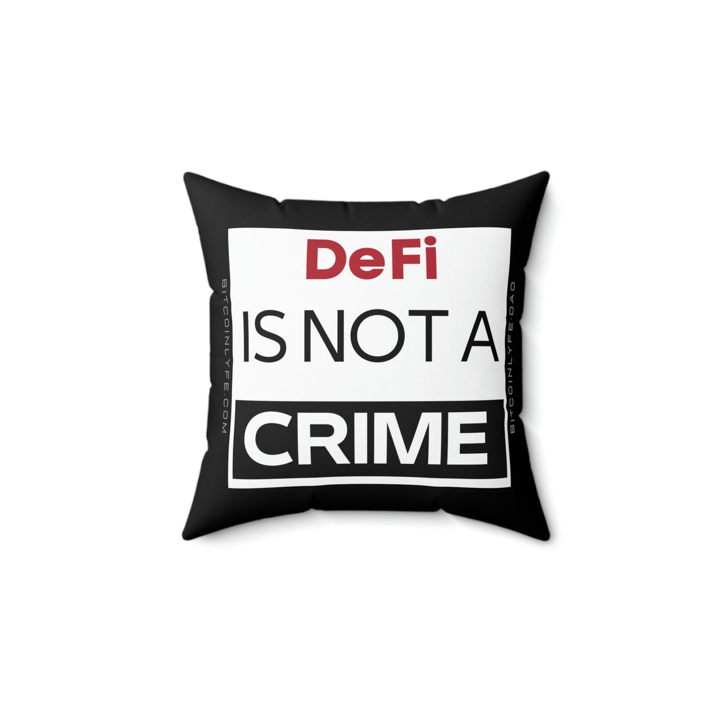 DeFi is Not a Crime Pillow