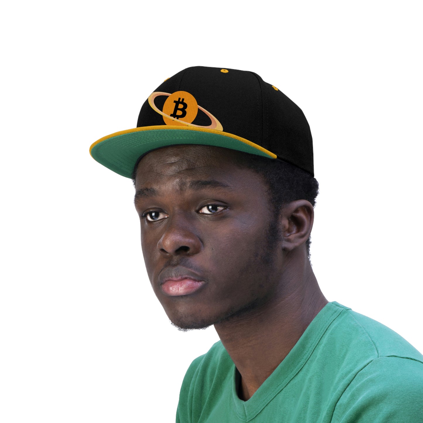 Planet B Flat Bill Hat, Four Colors