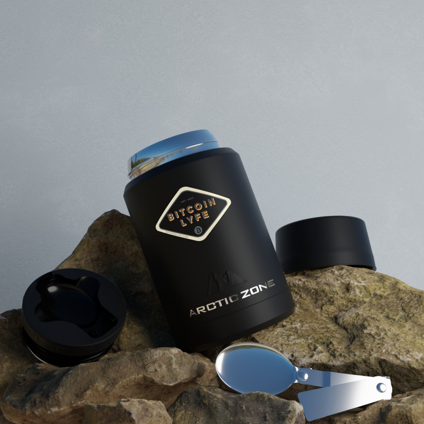 Bitcoin LYFE (Transparent) Copper Insulated Food Storage