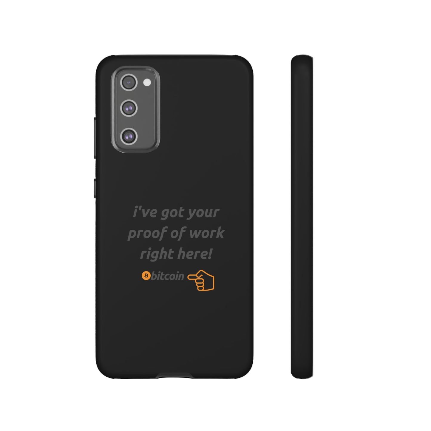 Tough Phone Case - BTC Proof Right Here #4