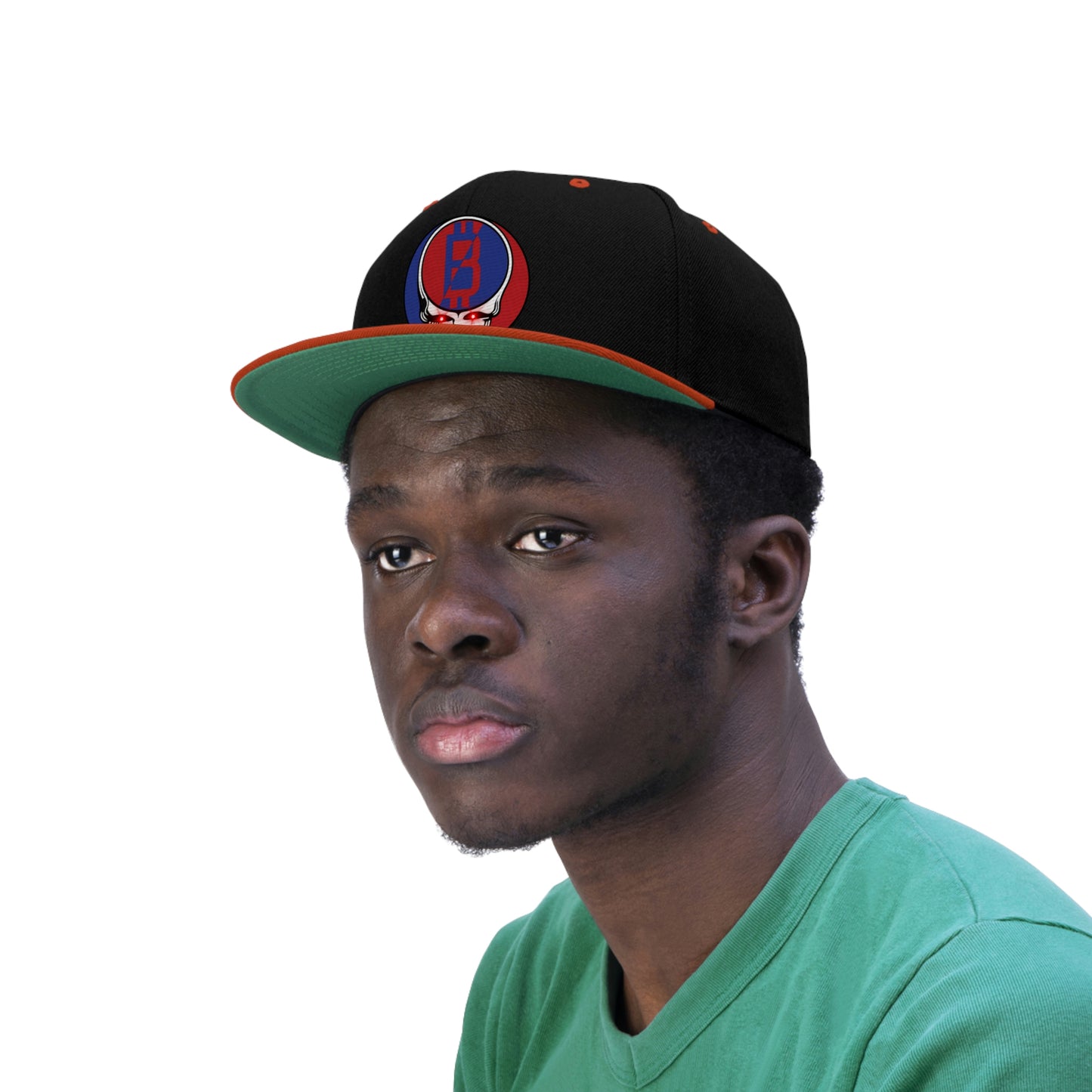 Grateful B Flat Bill Hat, Four Colors
