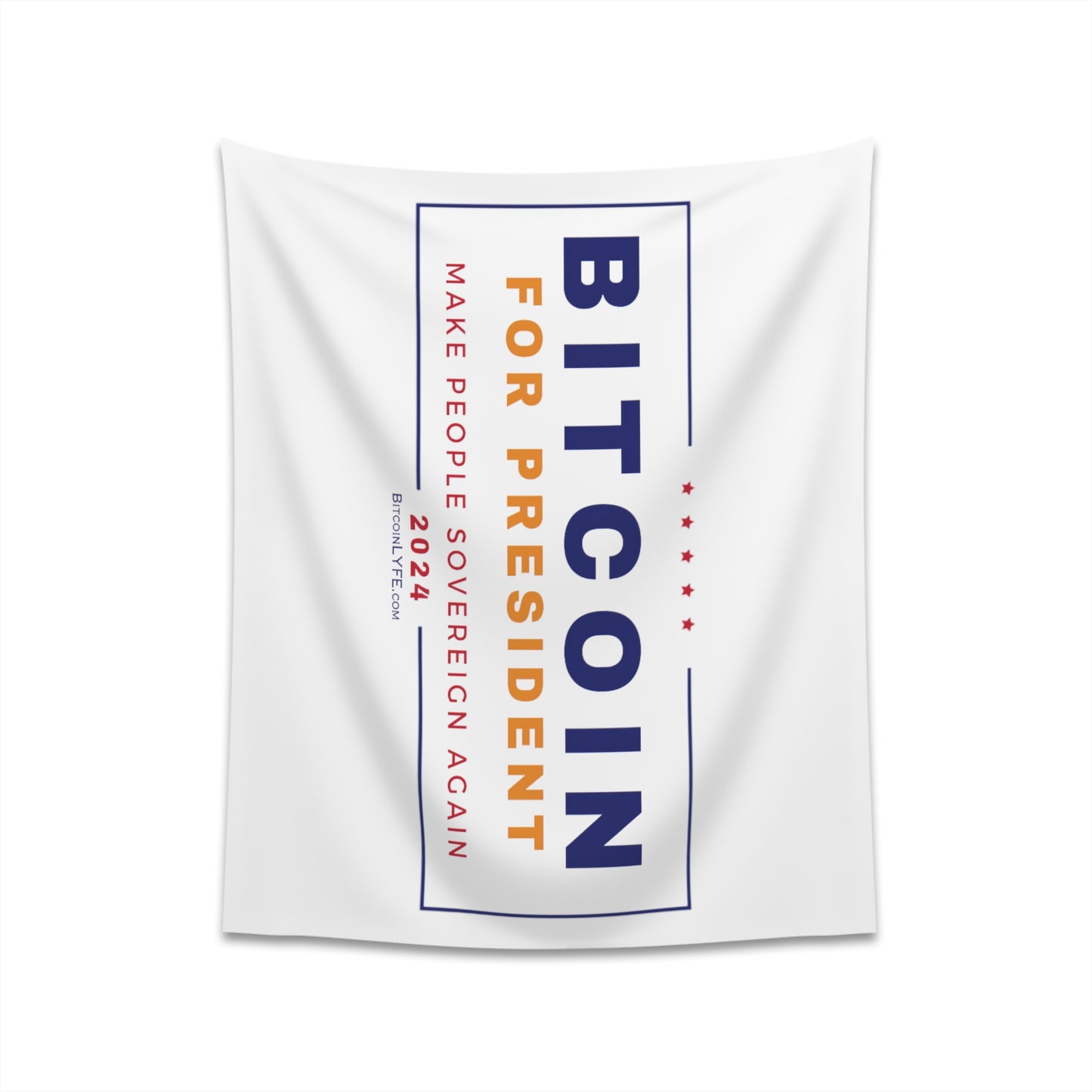 Vote - Bit...Sovereignty Printed Wall Tapestry