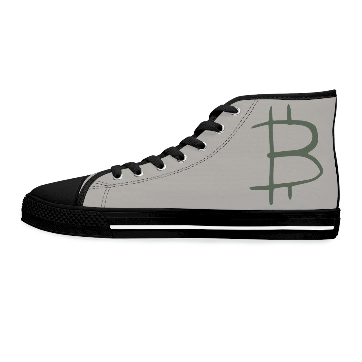 Bitcoin Women's High Top Sneakers, BTC8