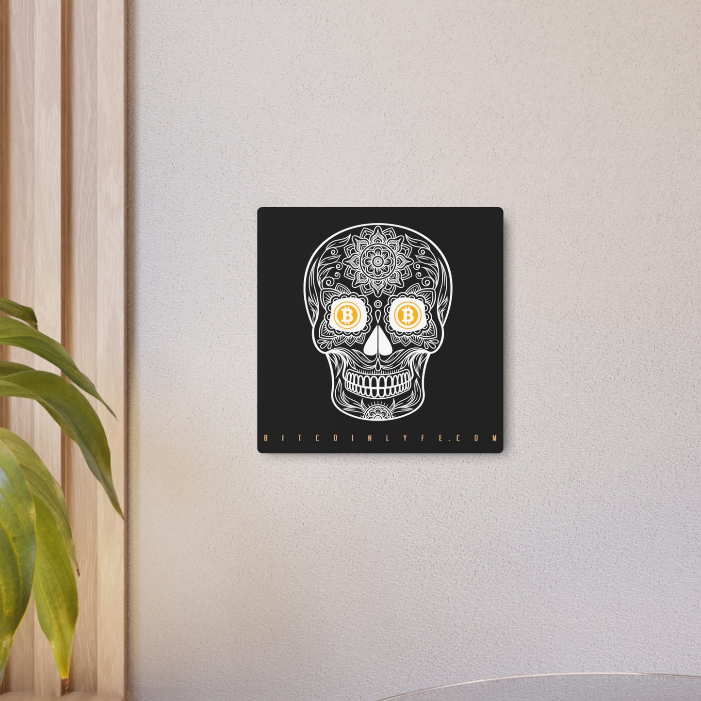 Día de los Muertos Metal Art Sign, Ocho
