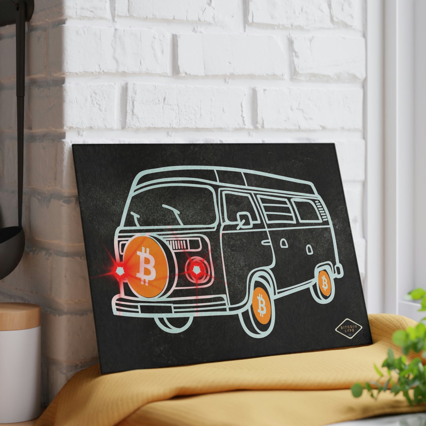 BW Van Glass Cutting Board